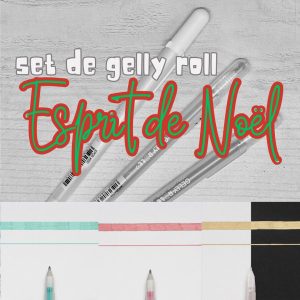 Set de 3 gelly roll - Esprit de Noël