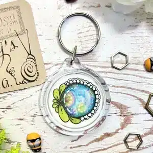 Porte-clés - Collection "Eclats précieux" - Millefiori